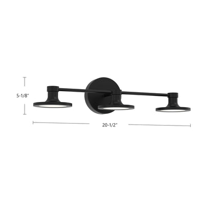 Issa 21-in Aluminum Vanity Light