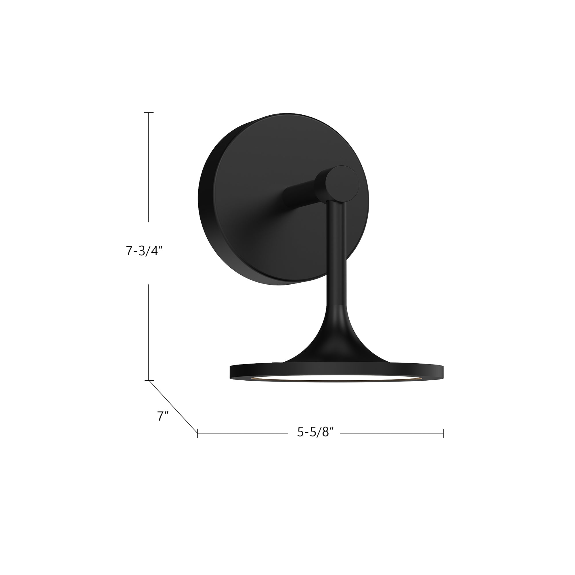 Issa 6-in Aluminum Vanity Light