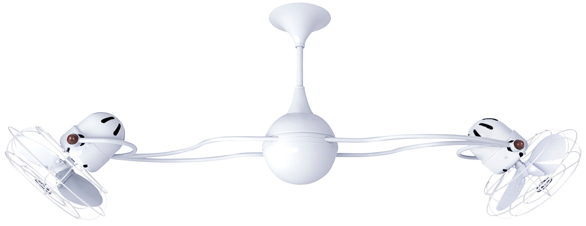 Italo Ventania Double Head Rotational Ceiling Fan Without Light Kit