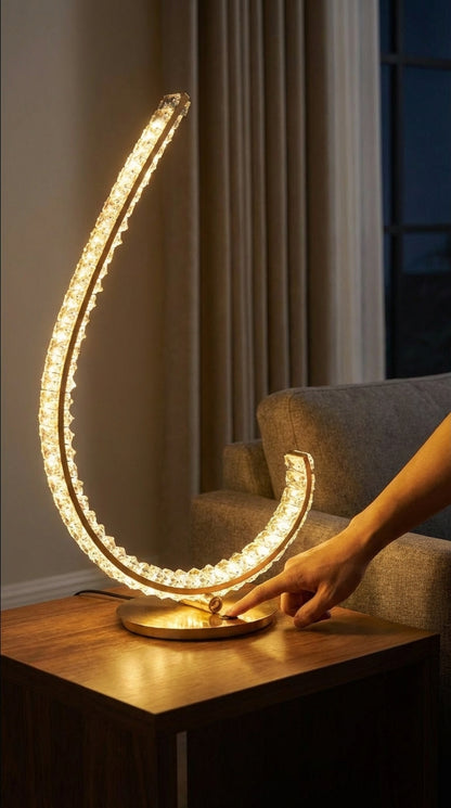 Grace Crystal Table Lamp | Touch Dimmable 16W LED