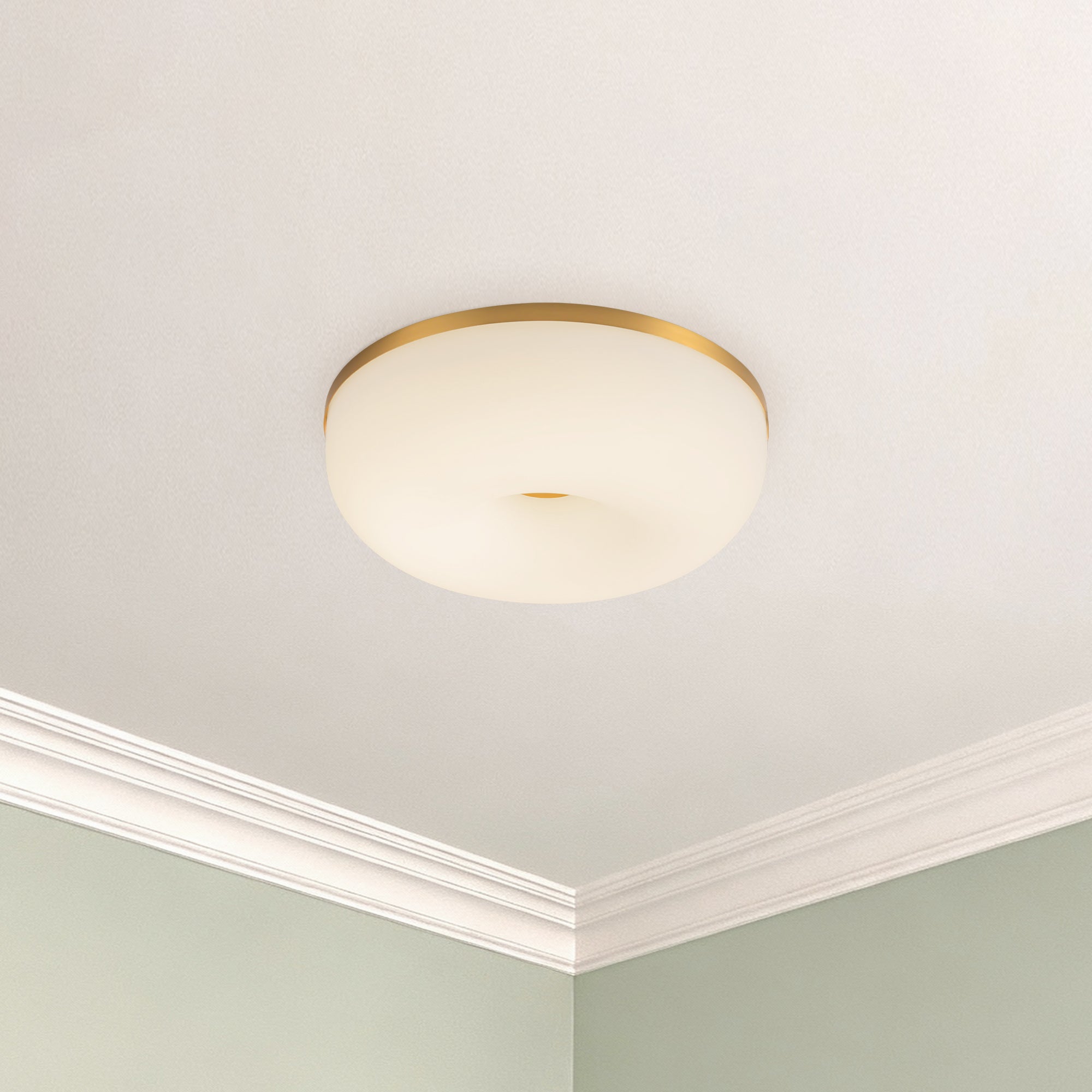 Jada 12-in Steel Flush Mount