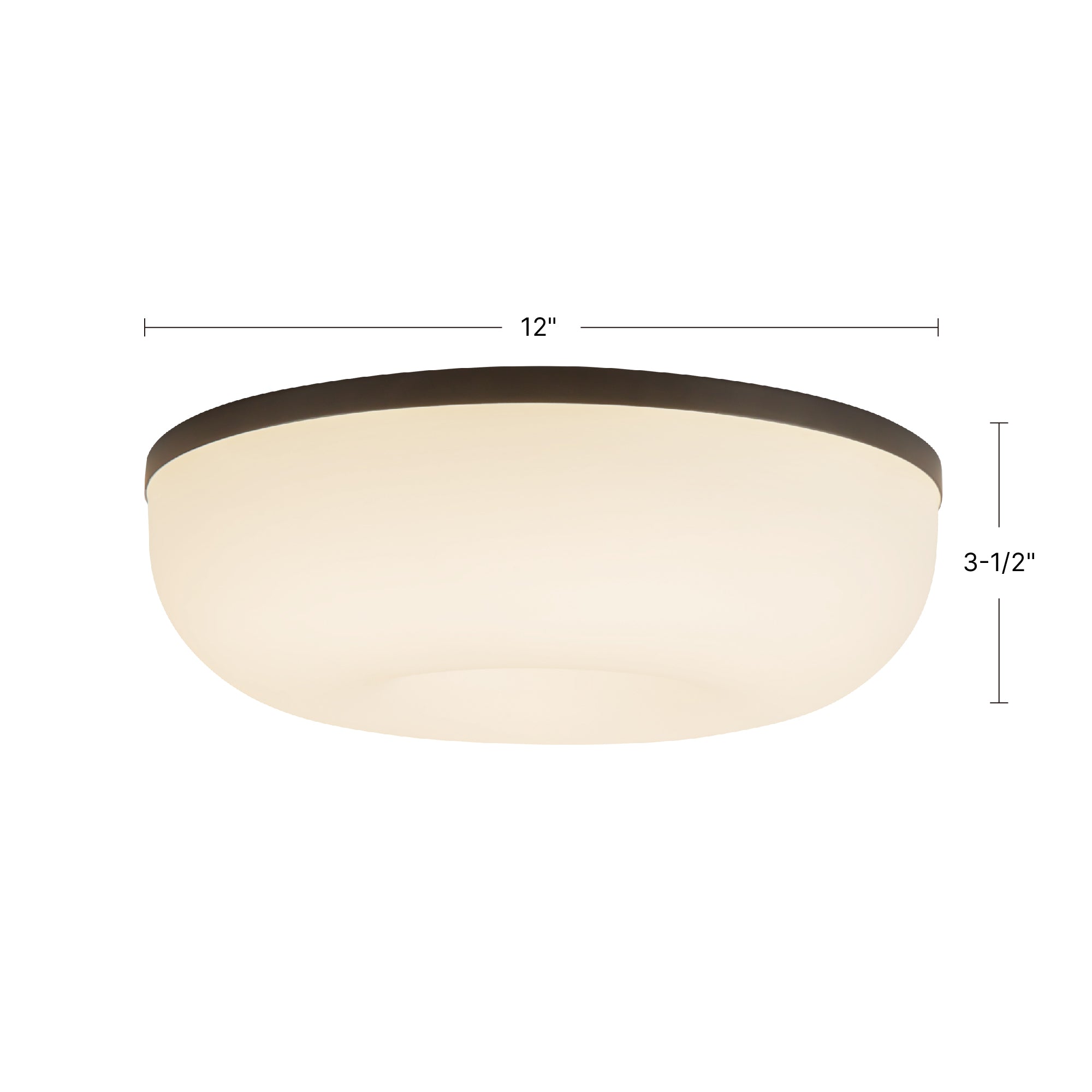 Jada 12-in Steel Flush Mount