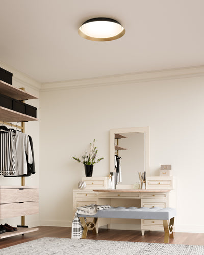 Jasper 19-in Steel Flush Mount