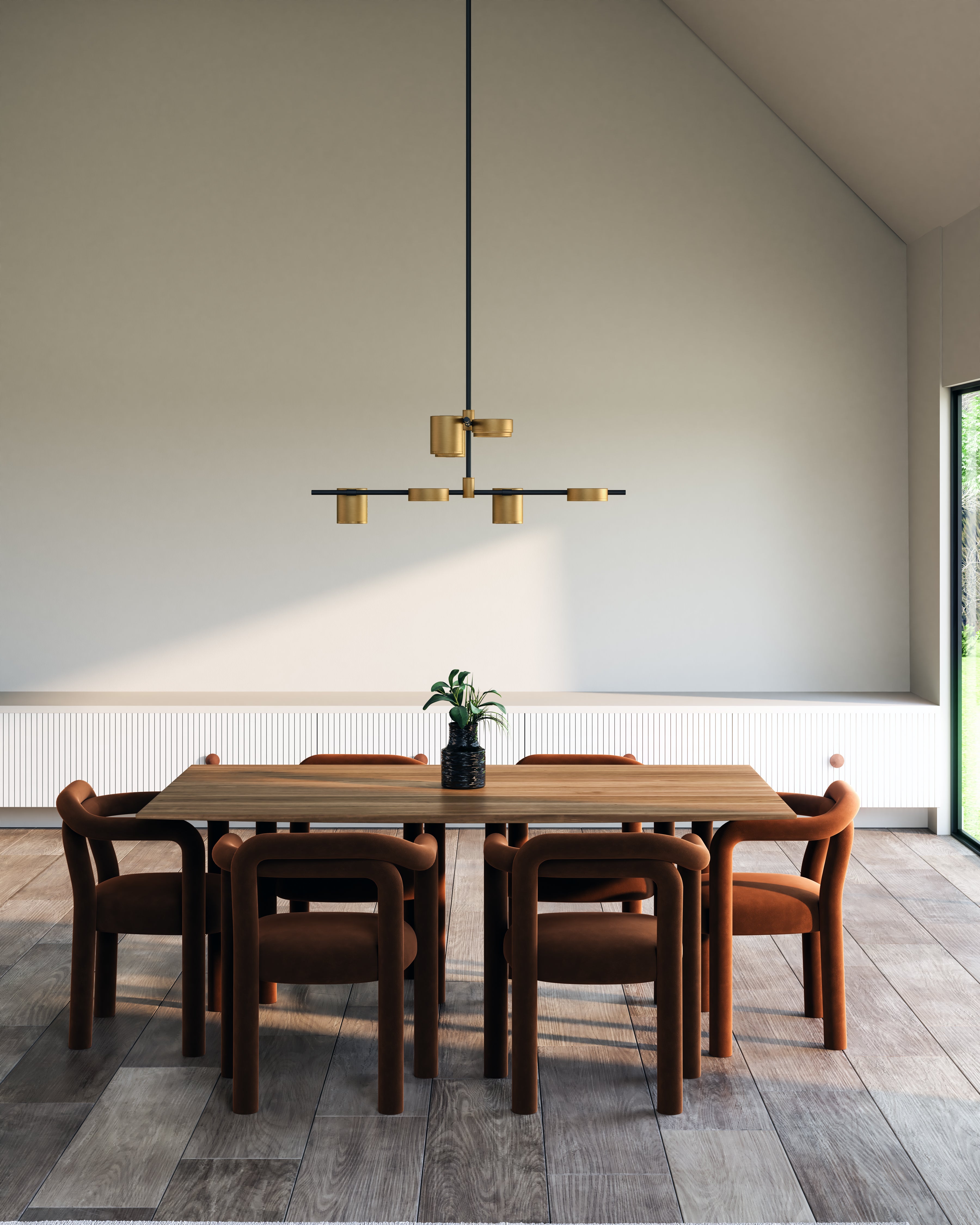 Jayden 40-in Steel Chandelier