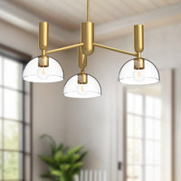 Jude 38-in Steel Chandelier