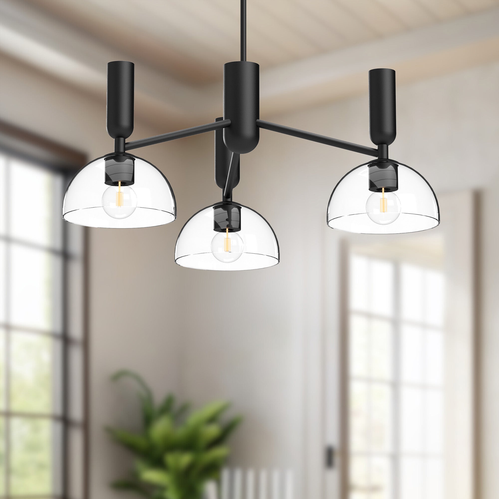 Jude 38-in Steel Chandelier