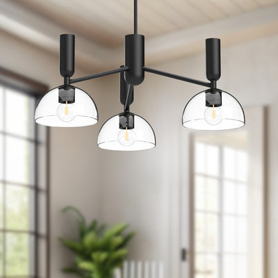 Jude 38-in Steel Chandelier