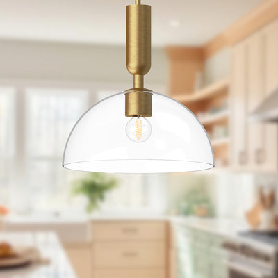 Jude 12-in Steel Pendant