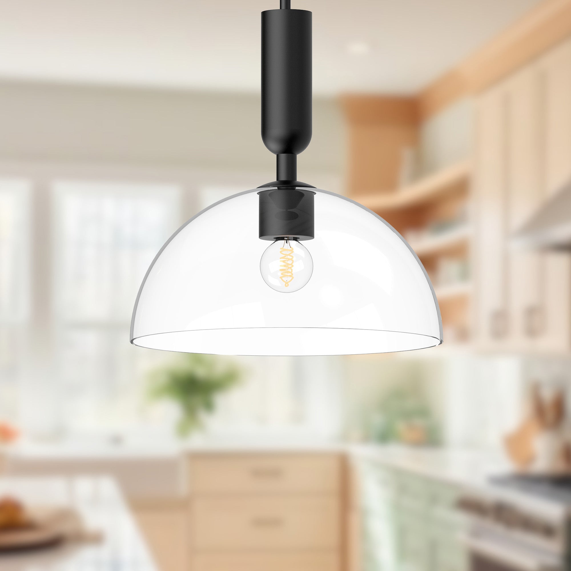 Jude 12-in Steel Pendant