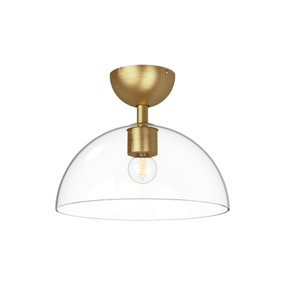 Jude 12-in Steel Semi-Flush Mount