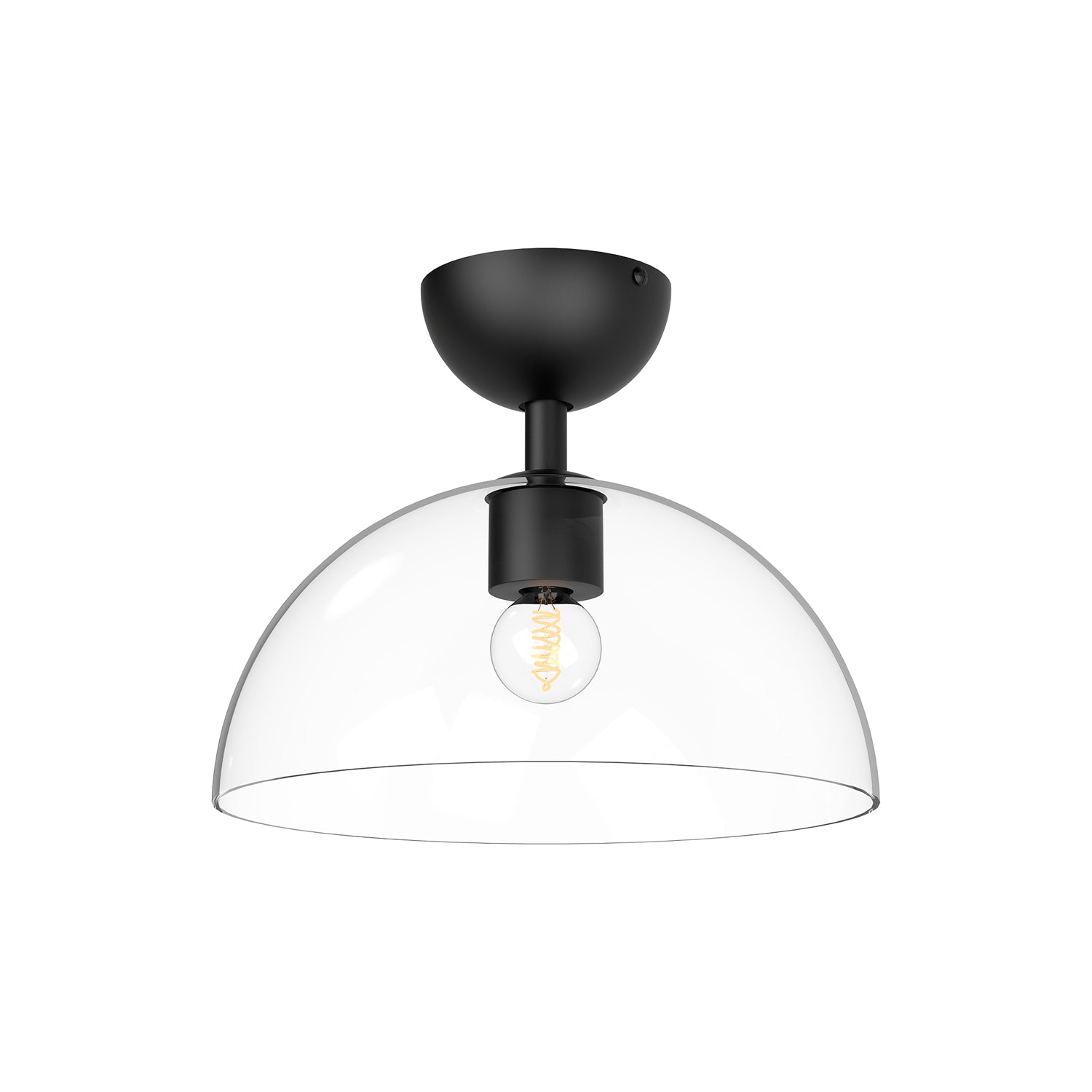 Jude 12-in Steel Semi-Flush Mount