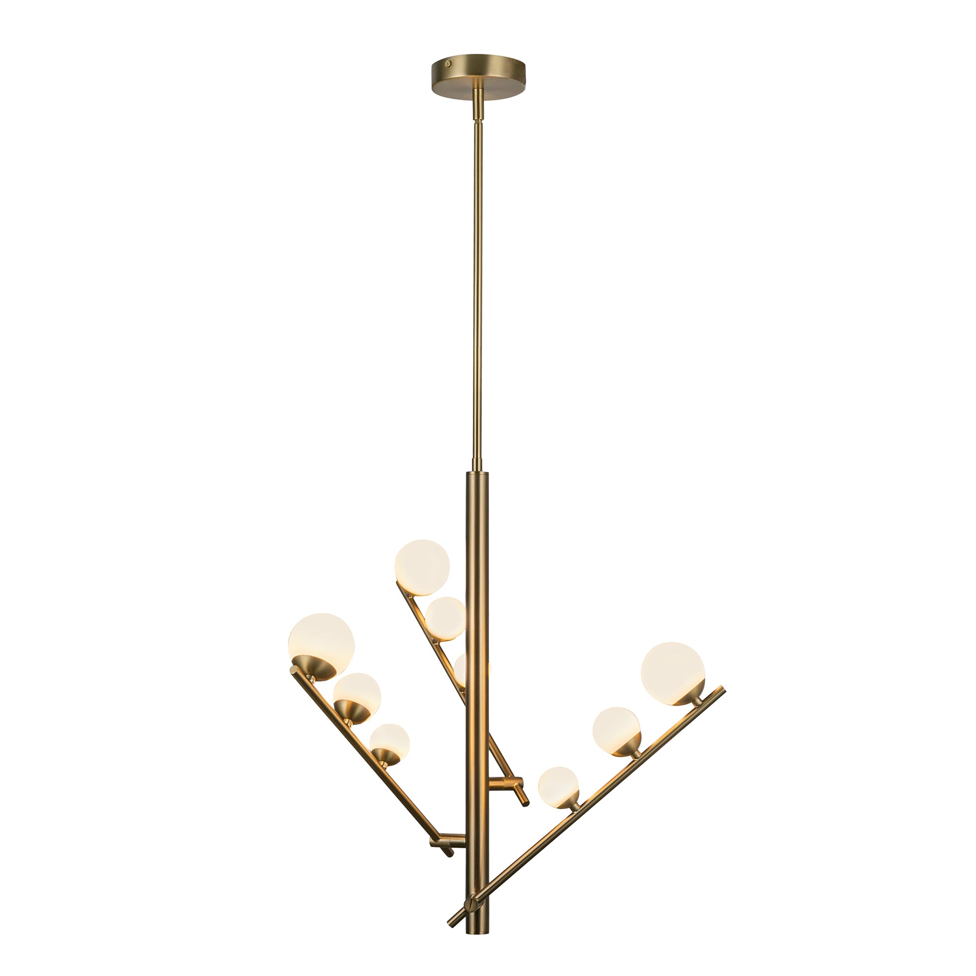 Cypress 3 Head Aluminum Chandelier