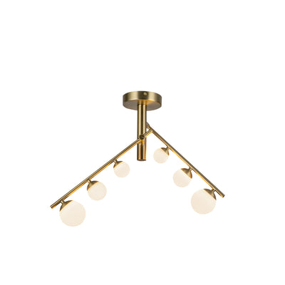 Cypress 2 Head Aluminum Semi-Flush Mount