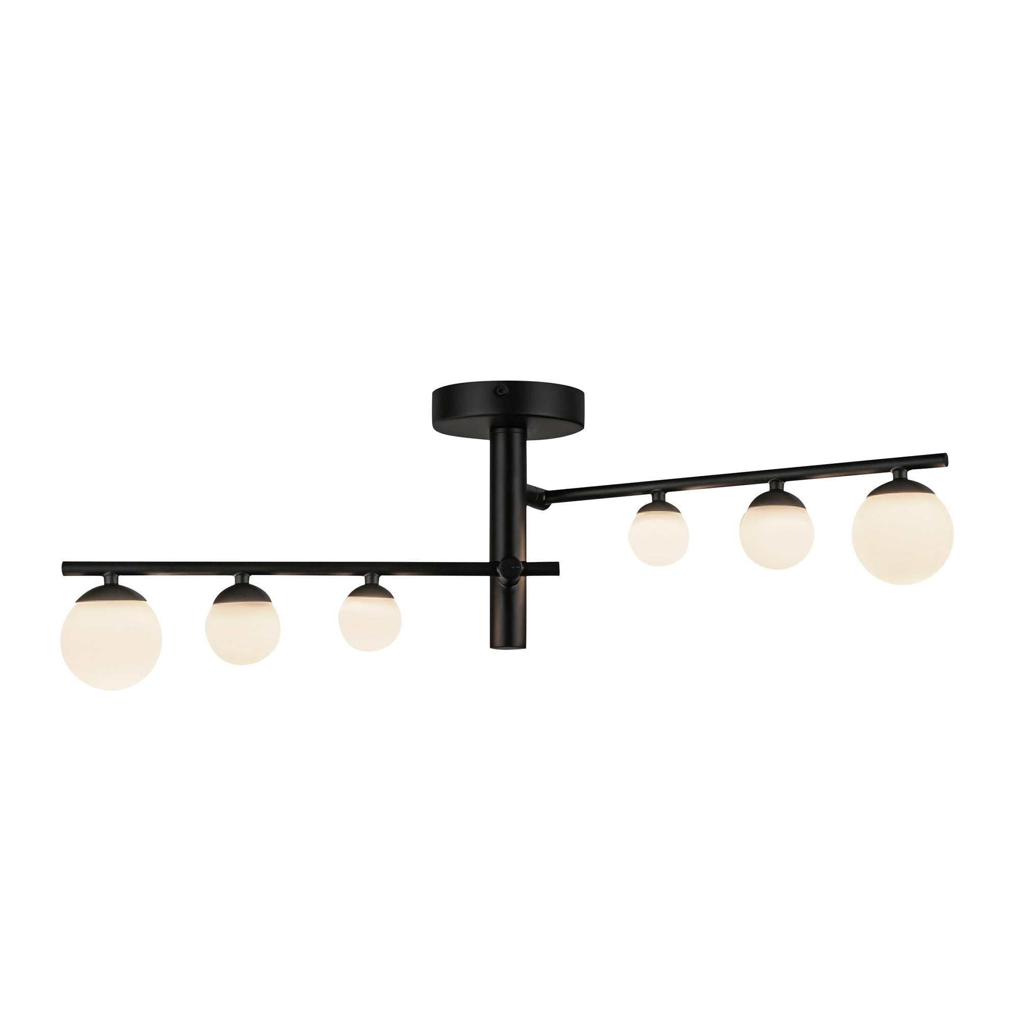 Cypress 2 Head Aluminum Semi-Flush Mount