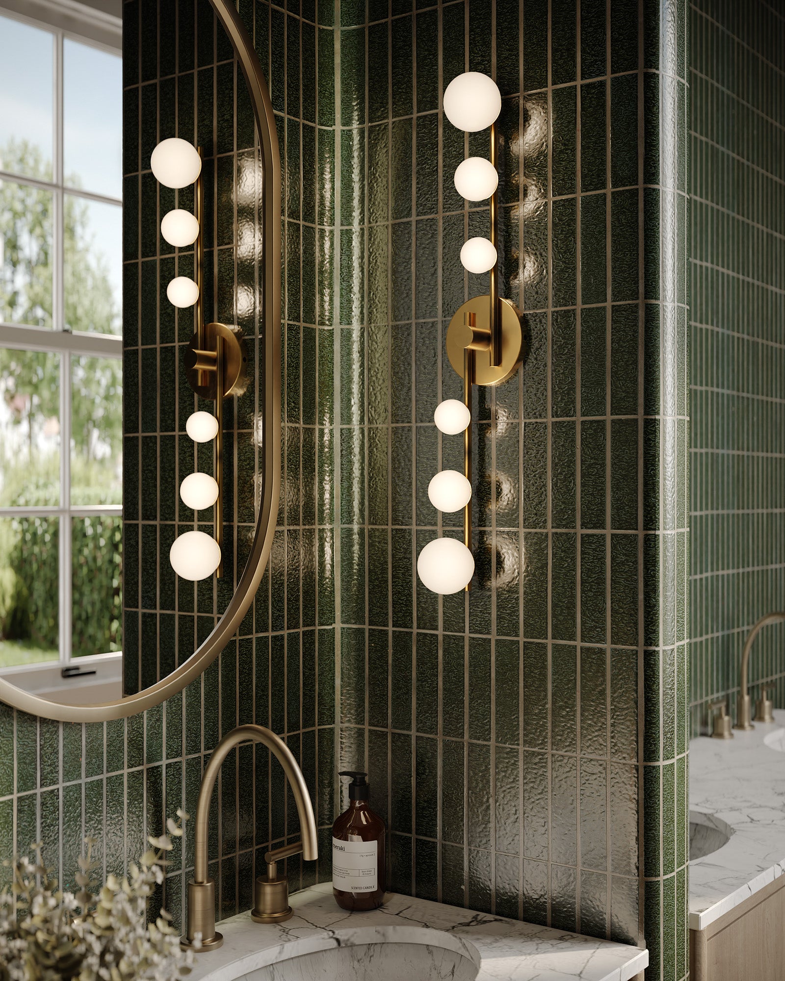 Cypress 29-in Aluminum Vanity Light