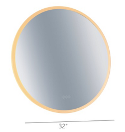 Jill 24x24'' Round Led Mirror