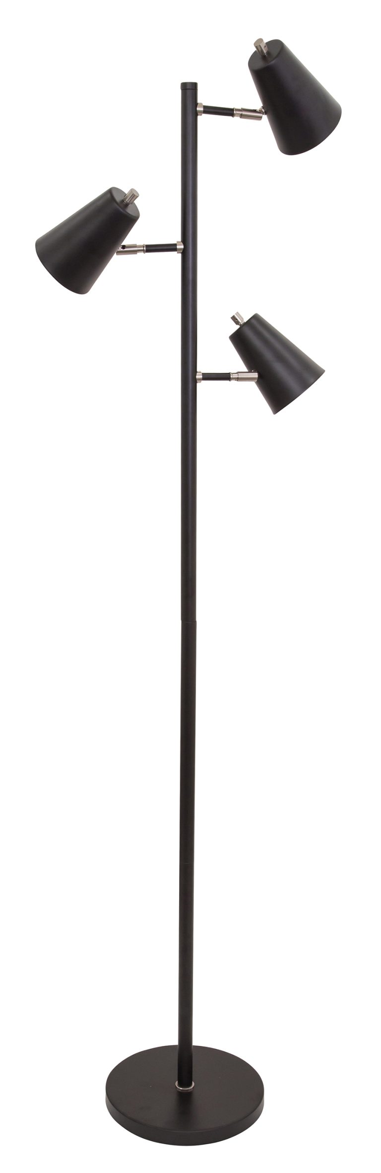 64-inch Kirby Black Floor Lamp