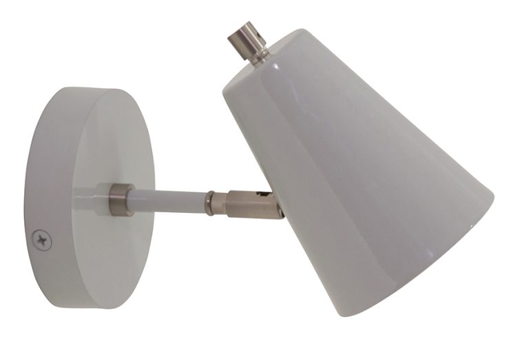 5-inch Kirby Gray Direct Wire Wall Swing Lamp