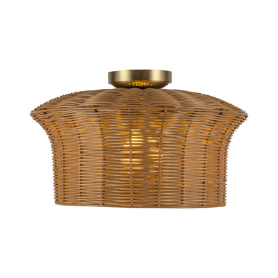 Kai 16-in Steel Semi-Flush Mount