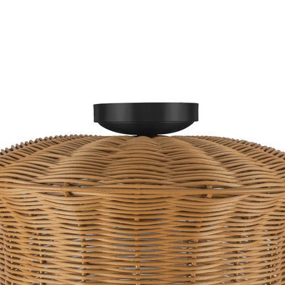 Kai 16-in Steel Semi-Flush Mount