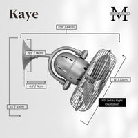 13-Inch Kaye Oscillating Wall Fan