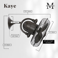 13-Inch Kaye Oscillating Wall Fan
