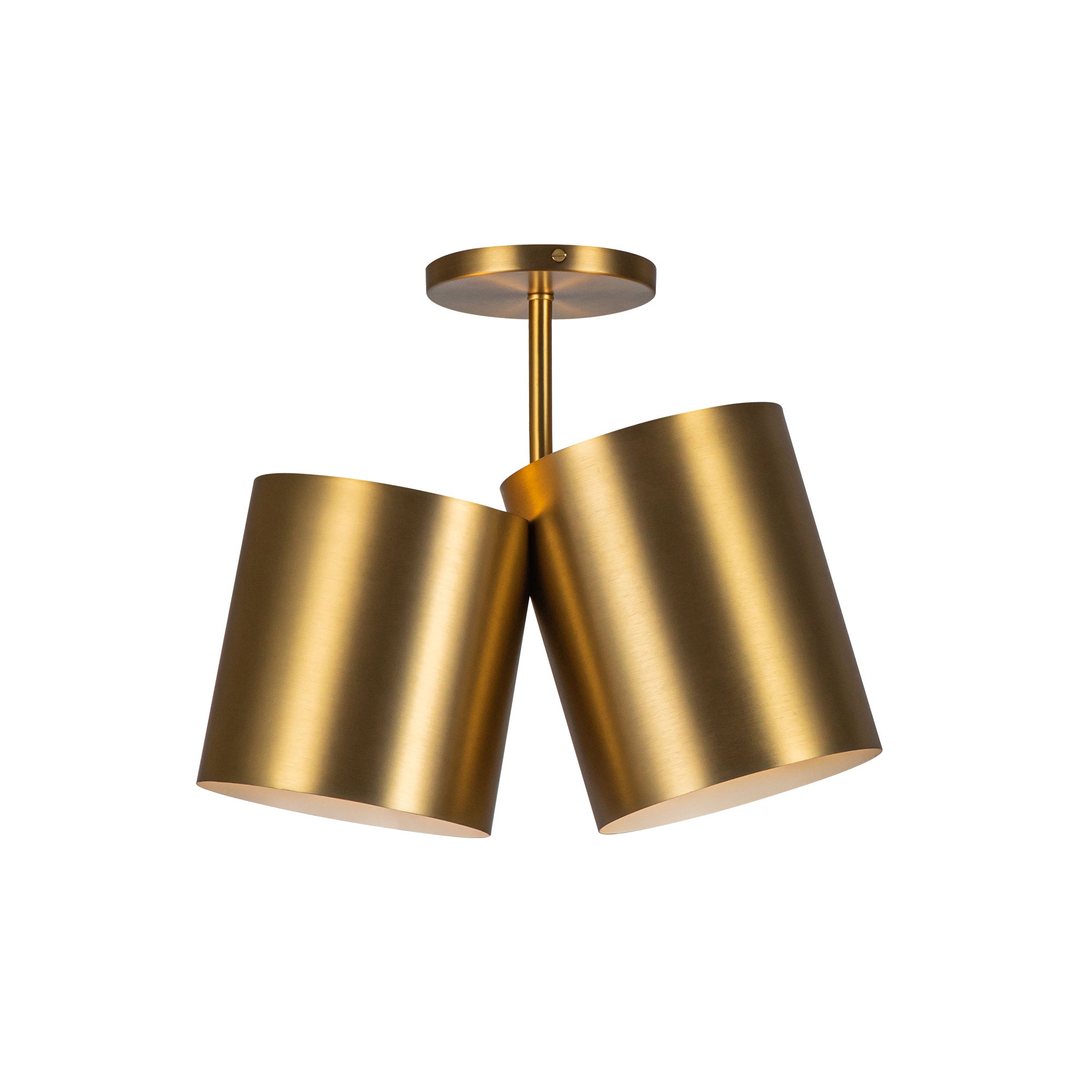 Keiko 14-in Aluminum Semi-Flush Mount