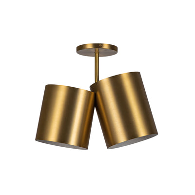 Keiko 14-in Aluminum Semi-Flush Mount