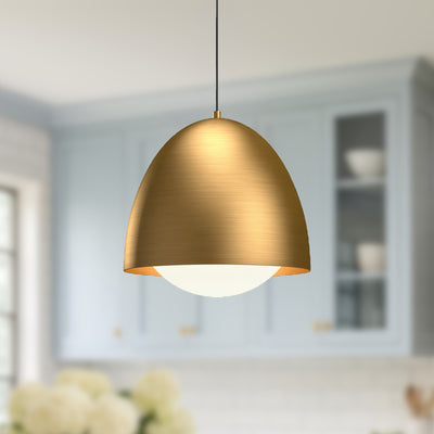 Kenji 16-in Steel Pendant