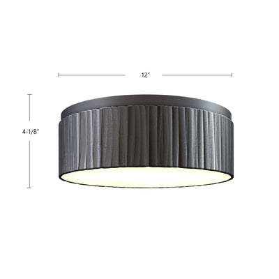 Kensington 12-in Steel Flush Mount