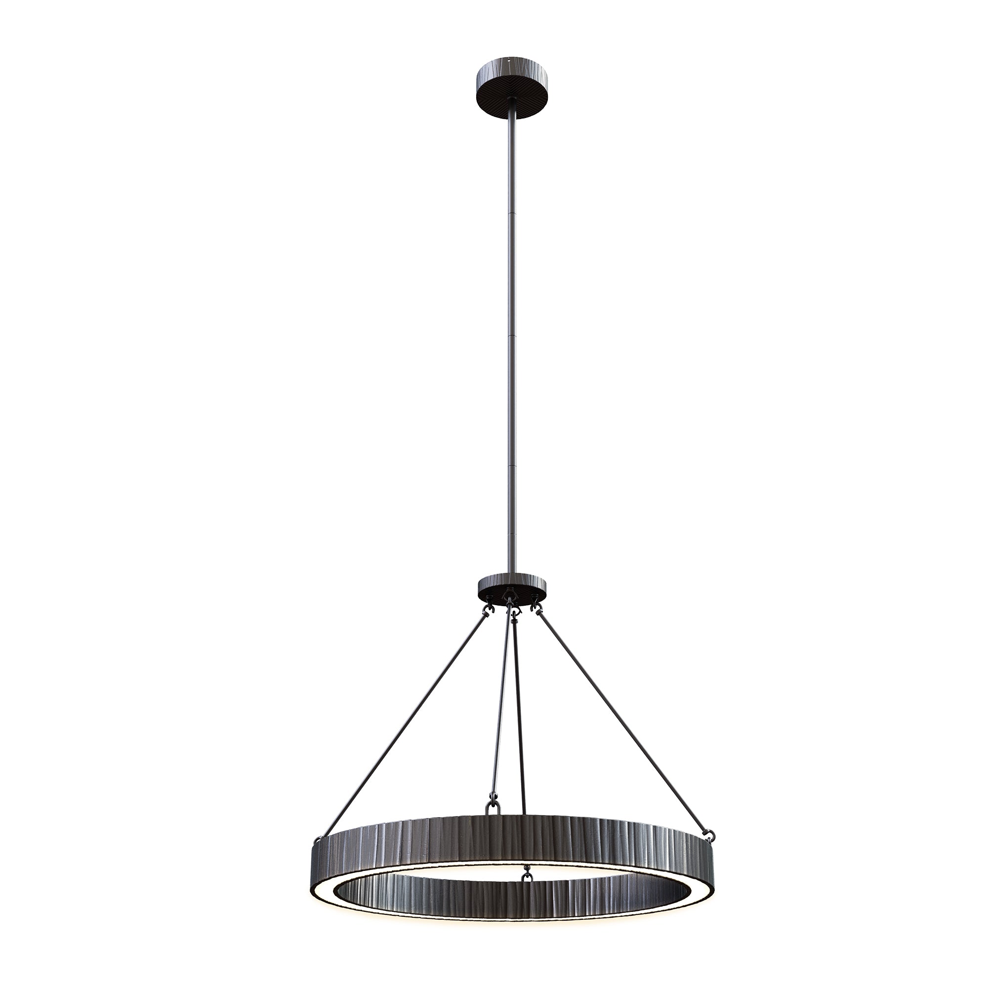 Kensington 30-in Steel Pendant
