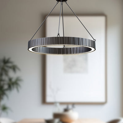 Kensington 30-in Steel Pendant