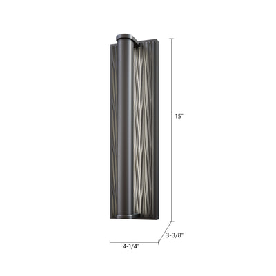 Kensington 15-in Steel Vanity Light