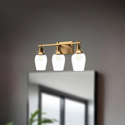 Kingsley 22-in Steel Vanity Light