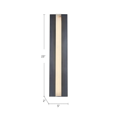 Kismet 23-in Steel Vanity Light
