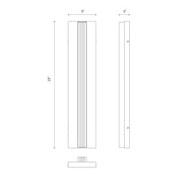 Kismet 23-in Steel Vanity Light