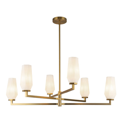 Krysta 35-in Steel Chandelier