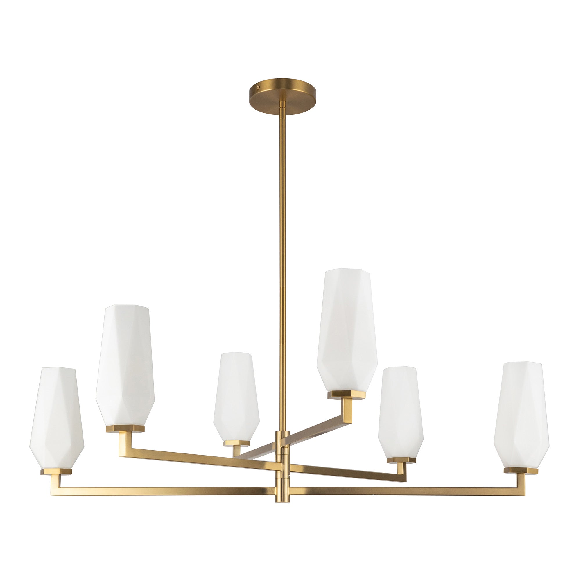 Krysta 35-in Steel Chandelier