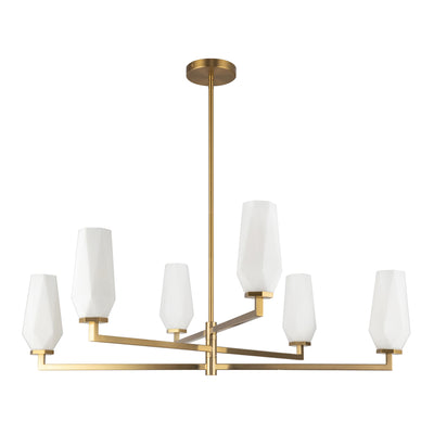 Krysta 35-in Steel Chandelier