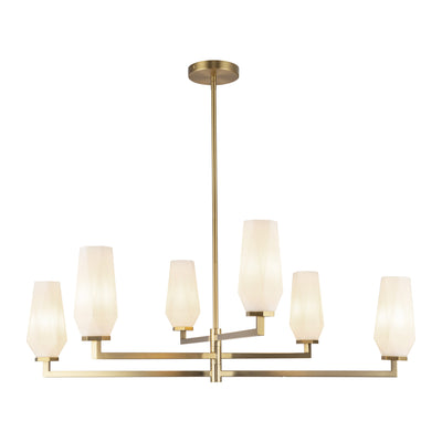 Krysta 35-in Steel Chandelier