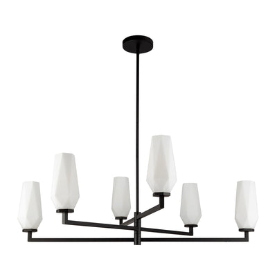 Krysta 35-in Steel Chandelier