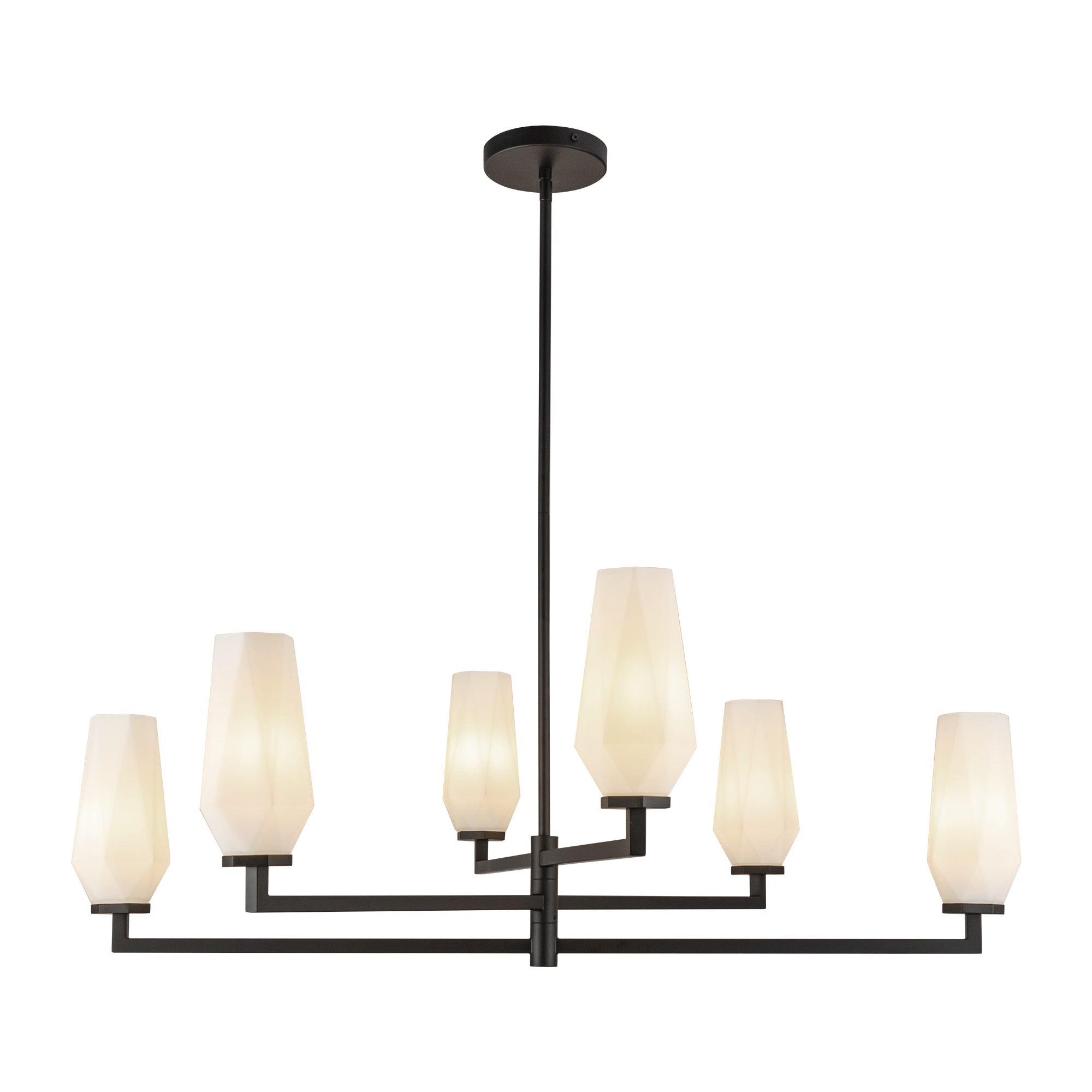 Krysta 35-in Steel Chandelier