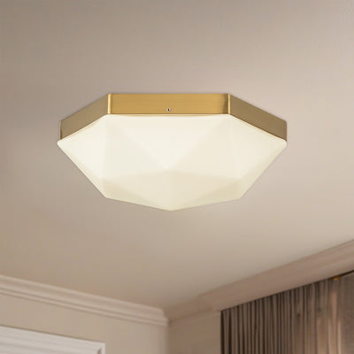 Krysta 12-in Steel Flush Mount