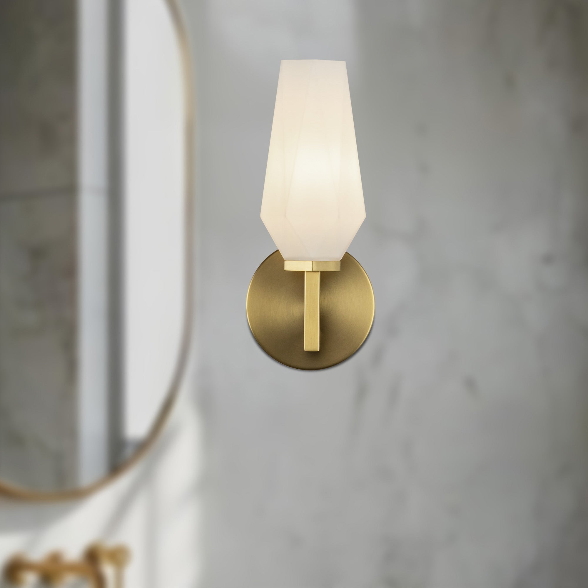 Krysta 10-in Steel Vanity Light