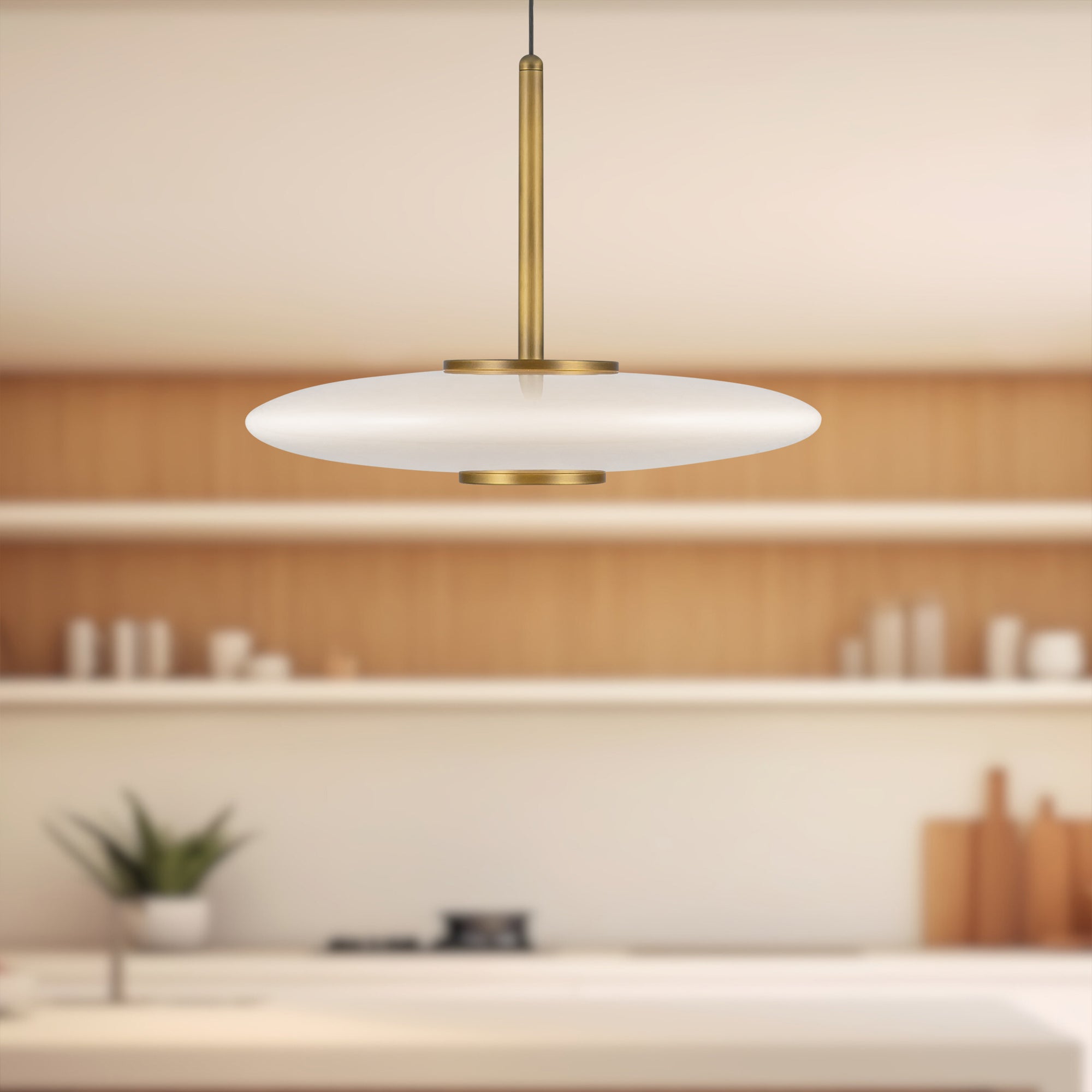 Kyoto 18-in Aluminum Pendant