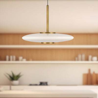 Kyoto 18-in Aluminum Pendant