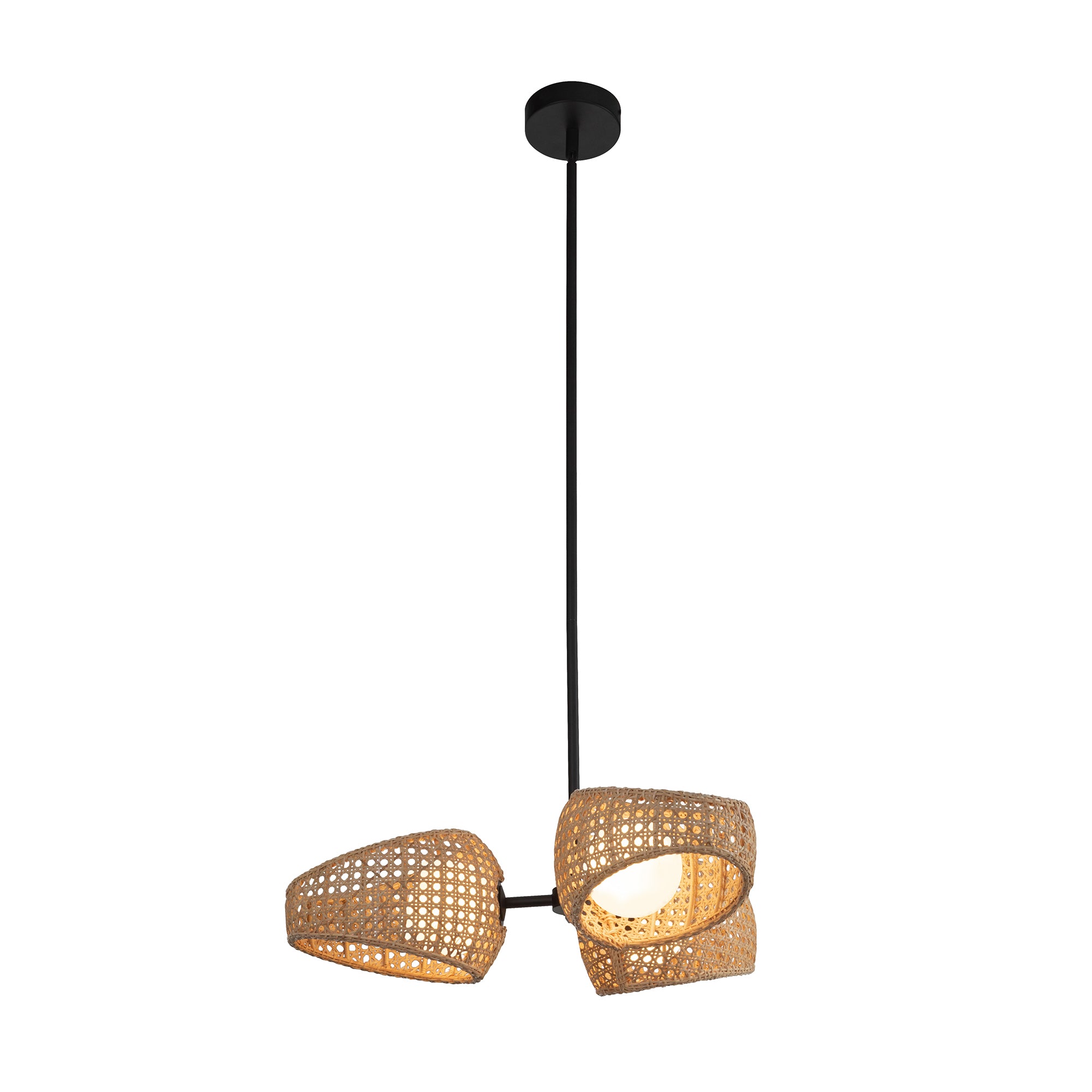 Lanai 3 Head Steel Chandelier