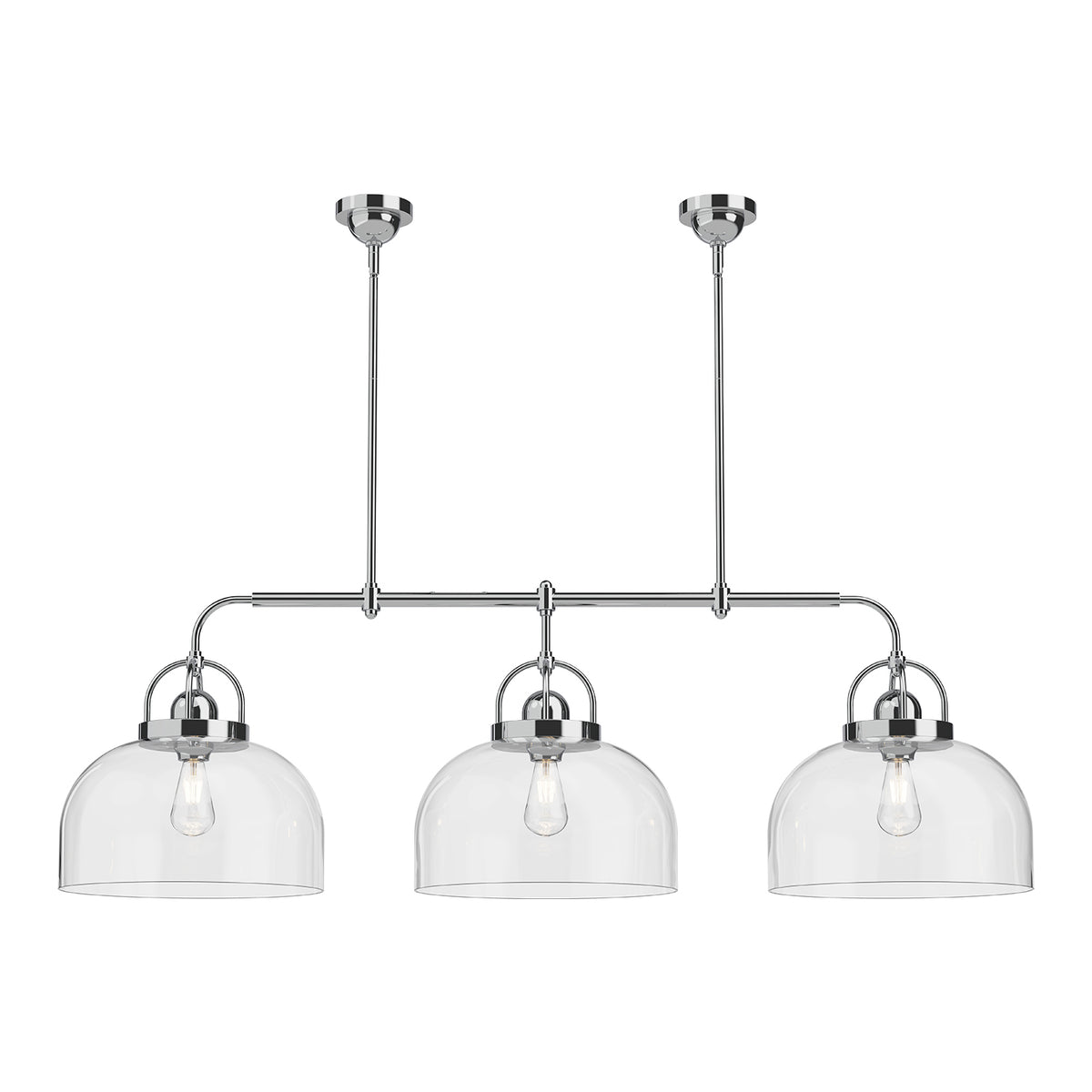 Lancaster 55-in Steel Linear Pendant
