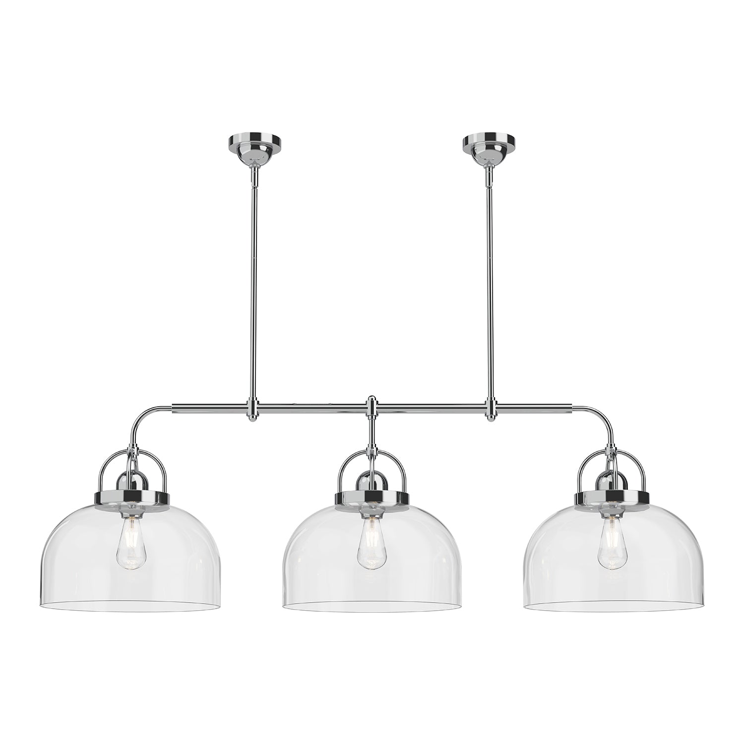 Lancaster 55-in Steel Linear Pendant