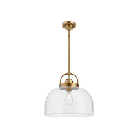 Lancaster 15-in Steel Pendant